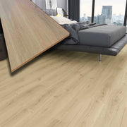 Pavimento in laminato 7mm Click Spazzolato CREAM OAK 197x1205 - 10 anni garanzia - Eternal Parquet