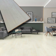 Pavimento in laminato 7mm Click Spazzolato WHITE OAK 197x1205 - 10 anni garanzia - Eternal Parquet