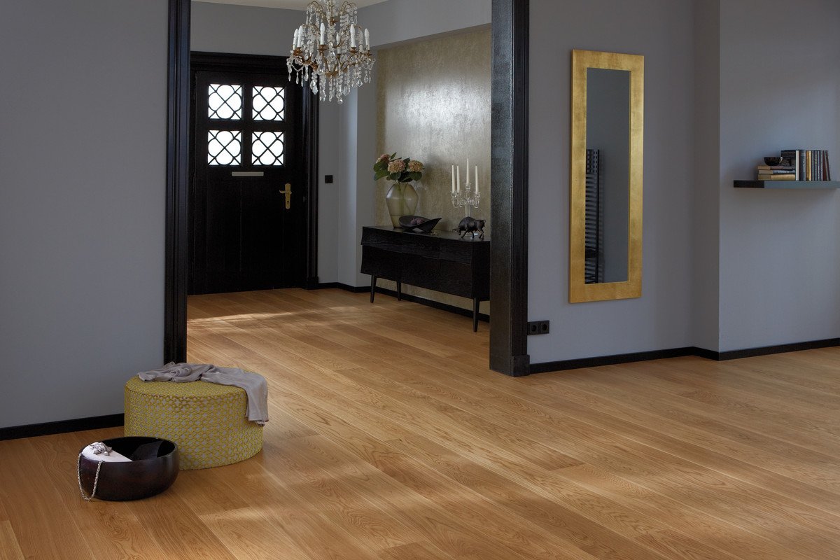 Maxilistone prefinito 139x14x2200 EKO SUBLIME PLANK mod. AFTERNOON in rovere verniciato eco liscio senza nodi e bisellatura 2 lati - Eternal Parquet