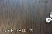 Maxilistone prefinito EKO SUBLIME PLANK mod.NIGHTFALL 139x14x2200 in rovere TERMOTRATTATO Spazzolato oliato eco senza nodi e bisellatura 2 lati