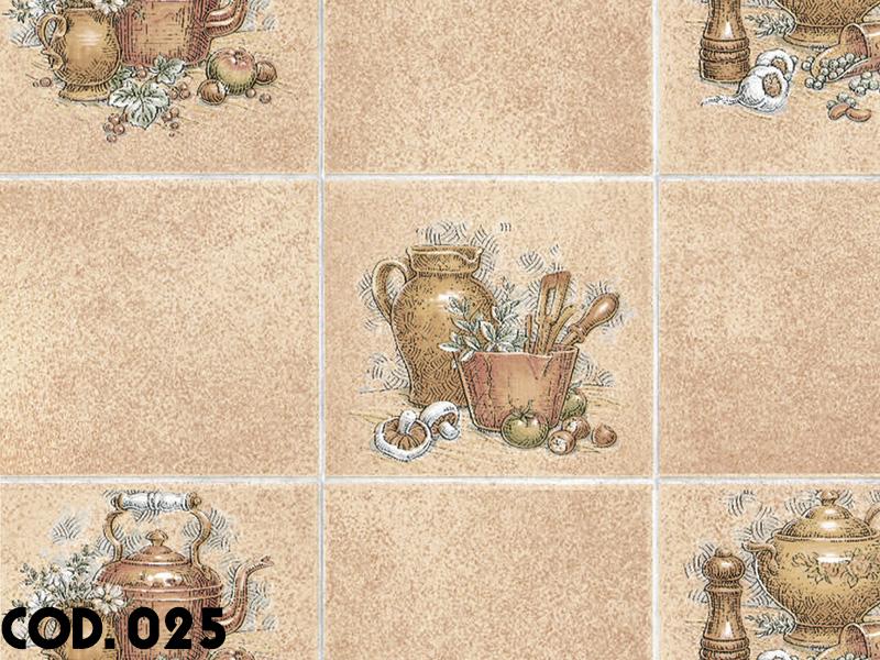 Rotolo di plastica adesiva effetto Marmo, Piastrelle 15mt x 45cm per pareti ecc - Eternal Parquet