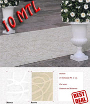 PASSATOIA TAPPETO da 10ML mod "RELAIS" Bianco o Avorio per cerimonie, matrimoni - Eternal Parquet