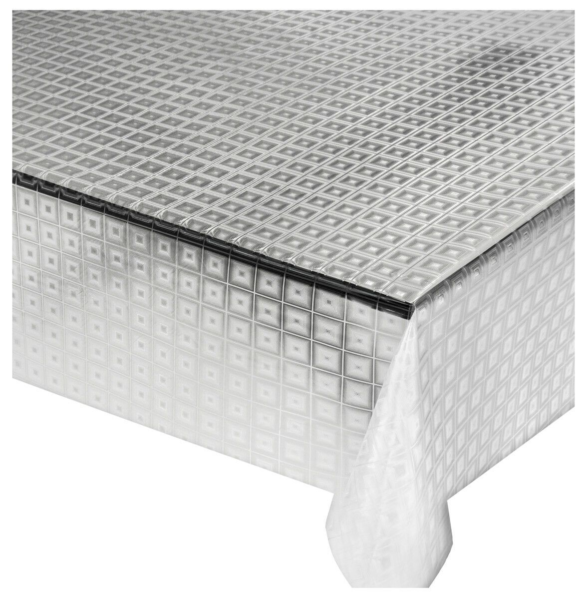 Tovaglia PVC Trasparente H140 goffrata 3D antimacchia resistente diversi decori - Eternal Parquet