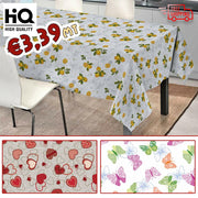 ROTOLO DA 30MT di Tovaglia cerata inceratina con decori a Fiori, Cuori, Limoni - Eternal Parquet