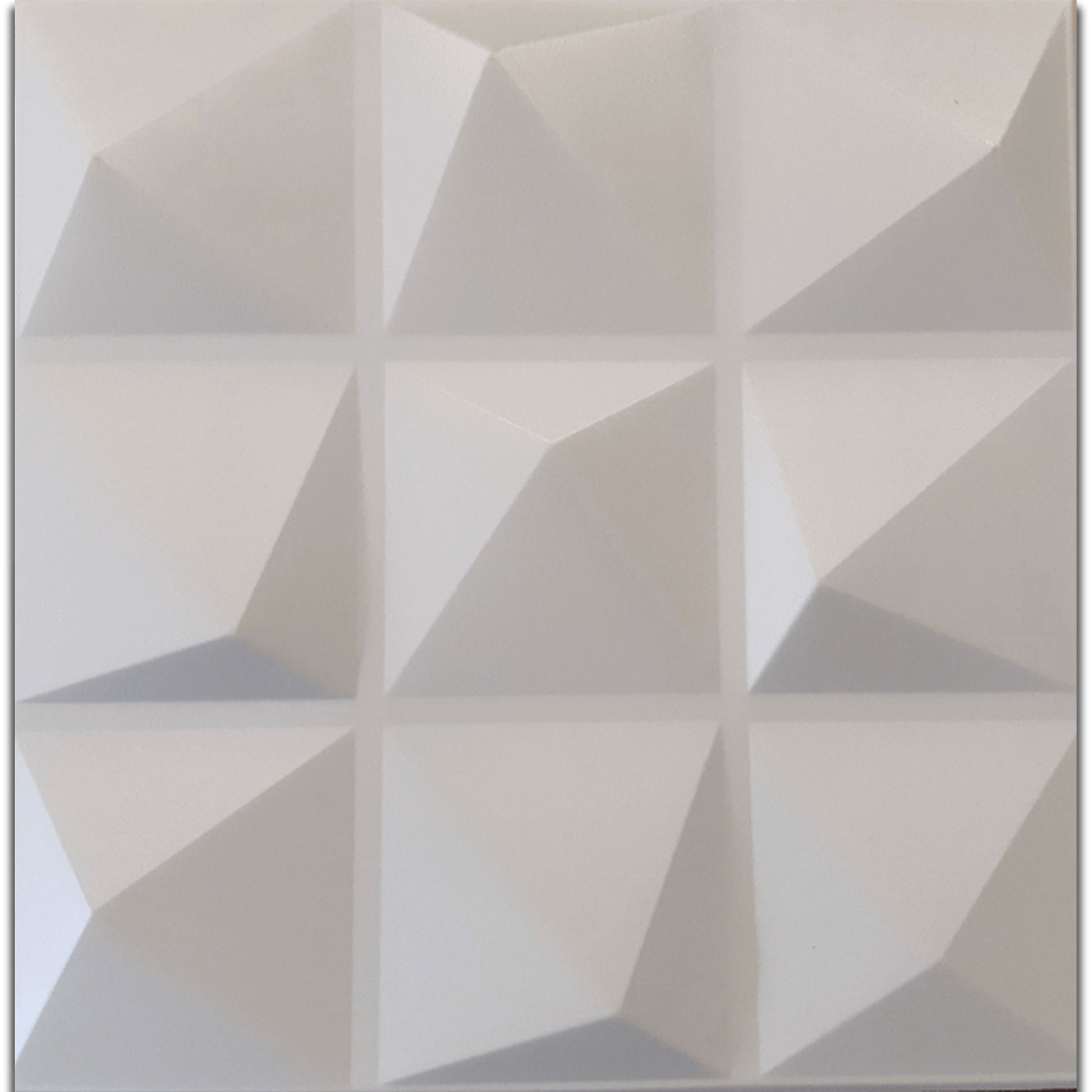 10/20mq di Pannelli in EPS (polistirene compatto) 3D a soffitto o Parete 50x50x2cm Bianchi 4 modelli Eternal Parquet