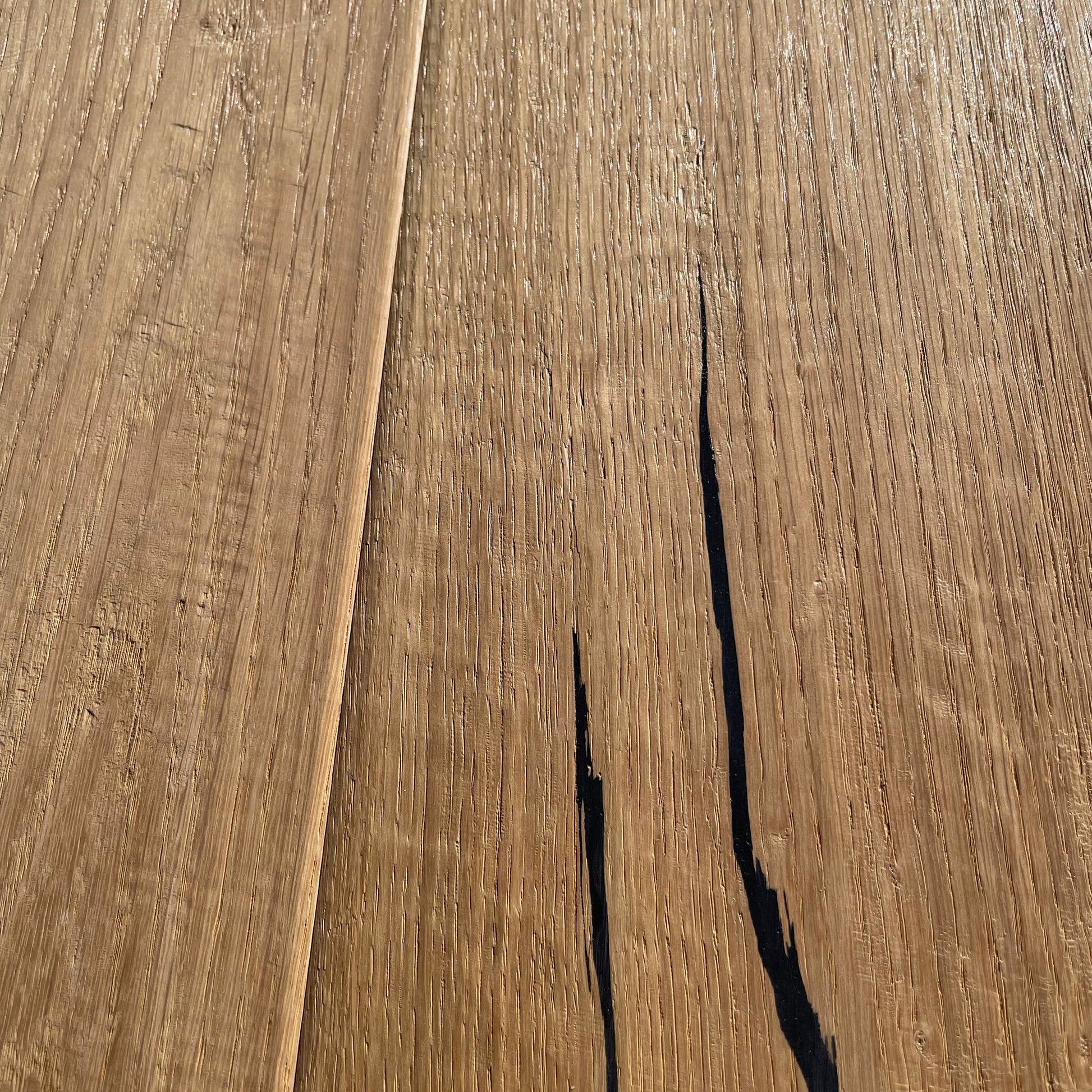 Maxilistone parquet "I MANUFATTI" quercia BIANCA Olio/Cera 12x158x600/1830 piallata e bisellata a mano - Eternal Parquet
