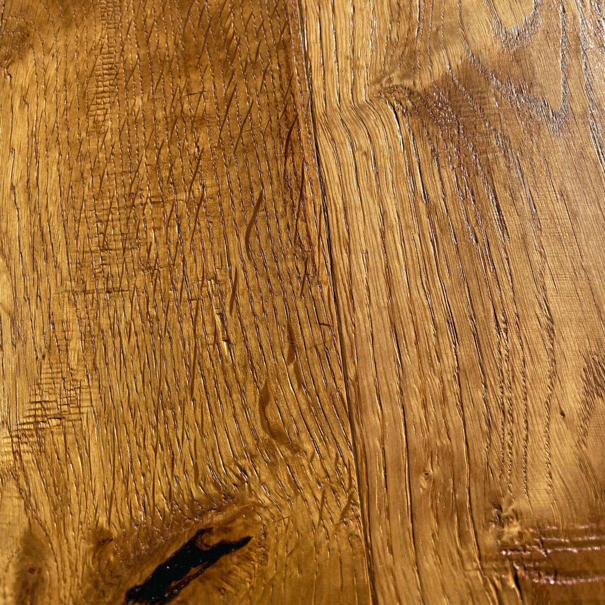 Maxilistone parquet "I MANUFATTI" quercia MIELE Olio/Cera 12x158x600/1830 piallata e bisellata a mano - Eternal Parquet