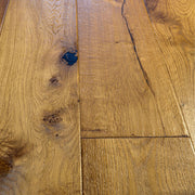 Maxilistone parquet "I MANUFATTI" quercia MIELE Olio/Cera 12x158x600/1830 piallata e bisellata a mano - Eternal Parquet