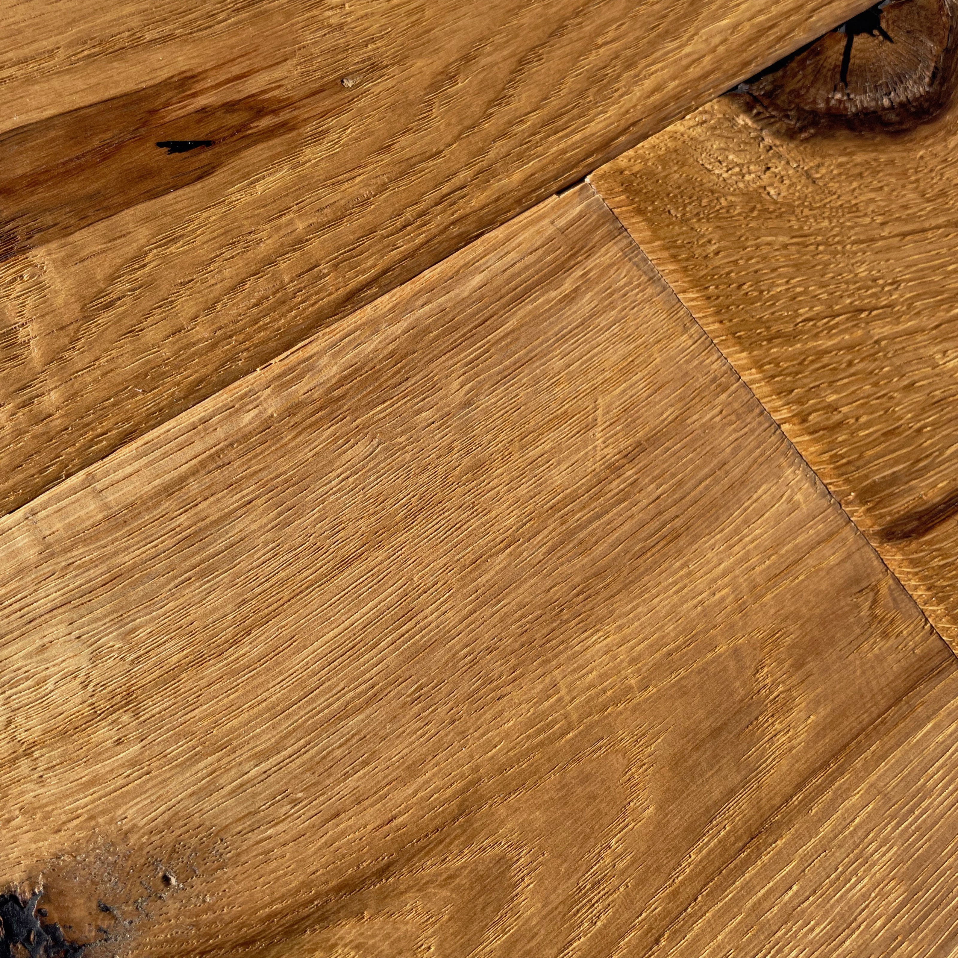 Maxilistone parquet "I MANUFATTI" quercia NATURALE Olio/Cera 12x158x600/1830 piallata e bisellata a mano - Eternal Parquet