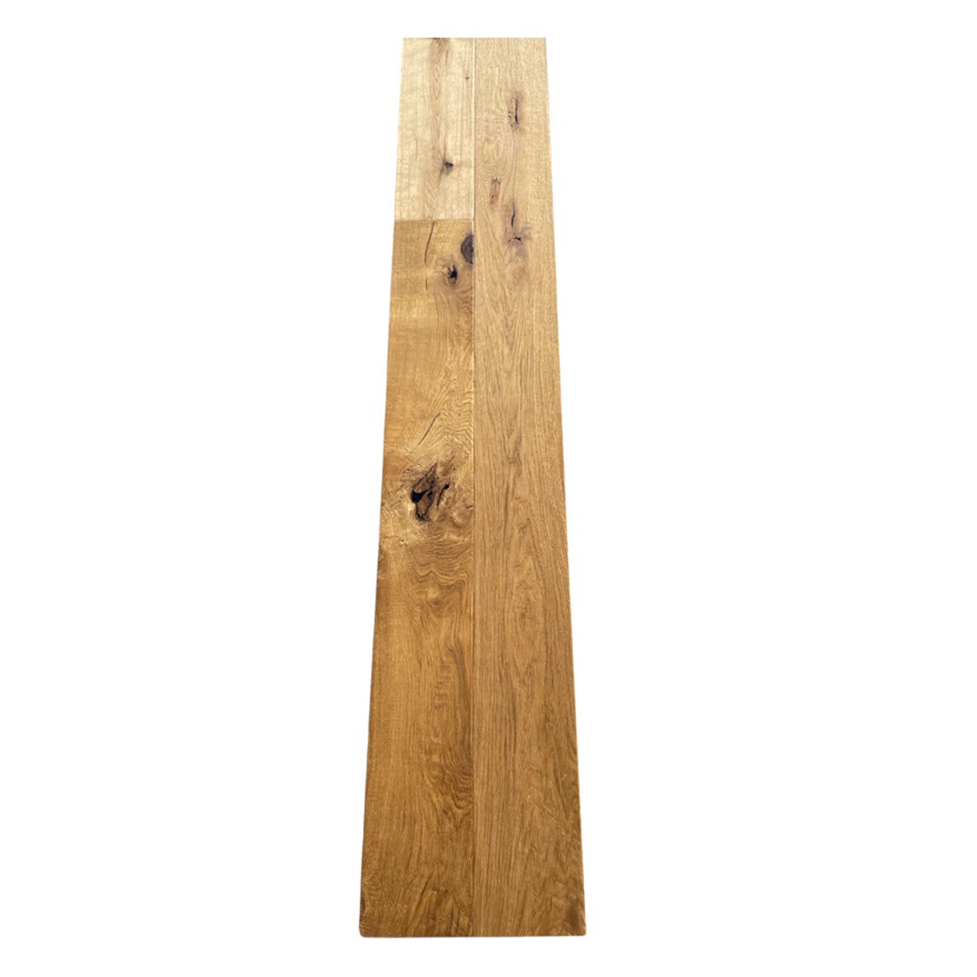 Maxilistone parquet "I MANUFATTI" quercia NATURALE Olio/Cera 12x158x600/1830 piallata e bisellata a mano - Eternal Parquet