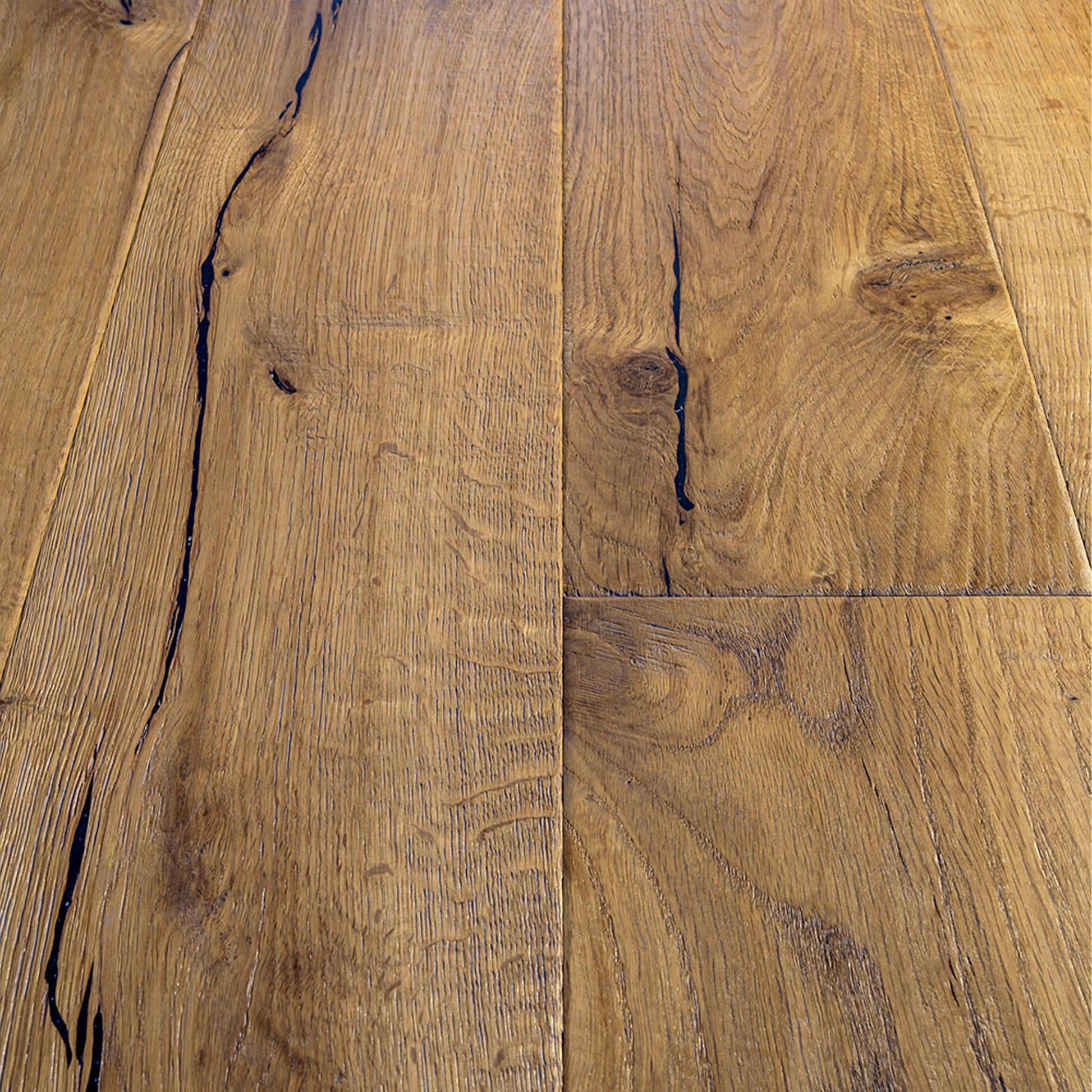 Maxilistone parquet "I MANUFATTI" quercia TERRA Olio/Cera 12x158x600/1830 piallata e bisellata a mano - Eternal Parquet
