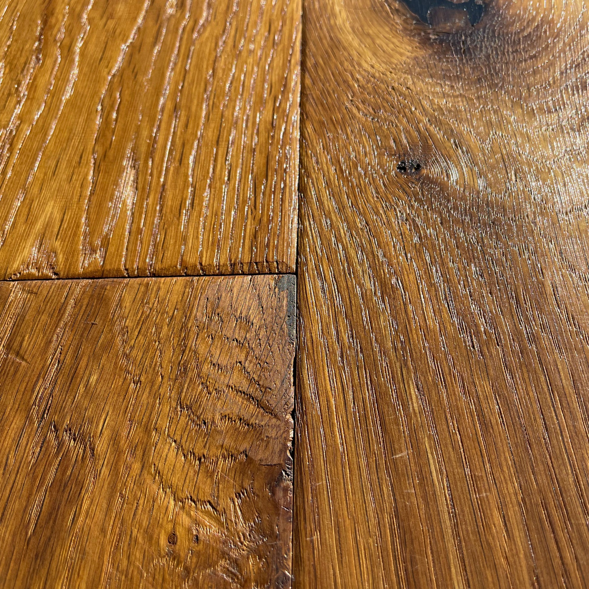 Maxilistone parquet "I MANUFATTI" quercia Thermo Olio/Cera 12x158x600/1830 piallata e bisellata a mano - Eternal Parquet