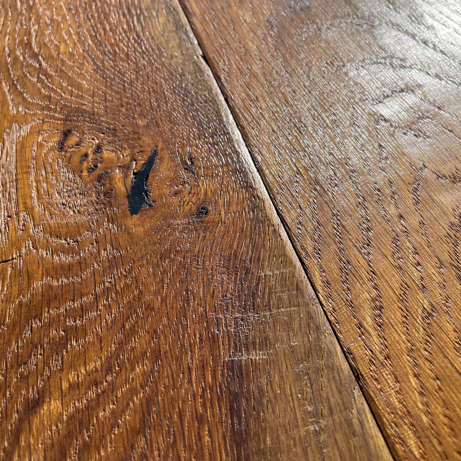 Maxilistone parquet "I MANUFATTI" quercia Thermo Olio/Cera 12x158x600/1830 piallata e bisellata a mano - Eternal Parquet