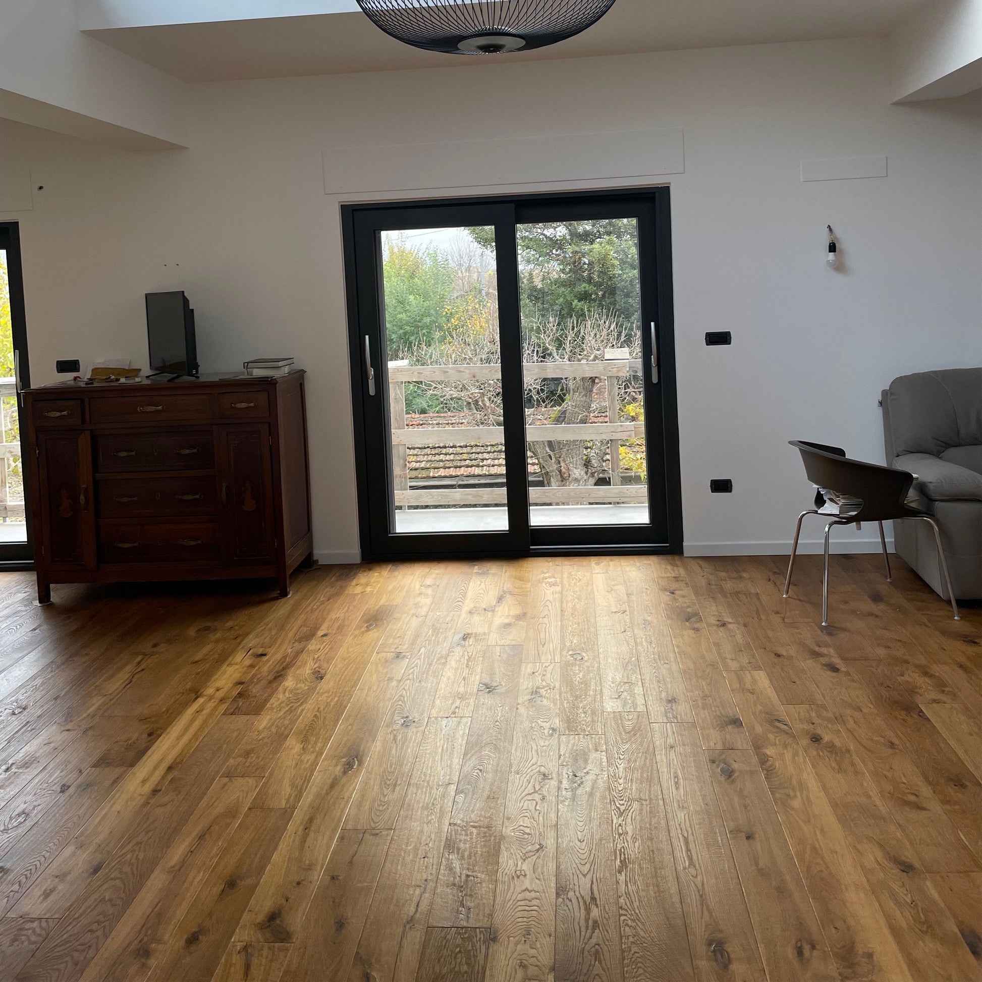 Maxilistone parquet "I MANUFATTI" quercia Thermo Olio/Cera 12x158x600/1830 piallata e bisellata a mano - Eternal Parquet