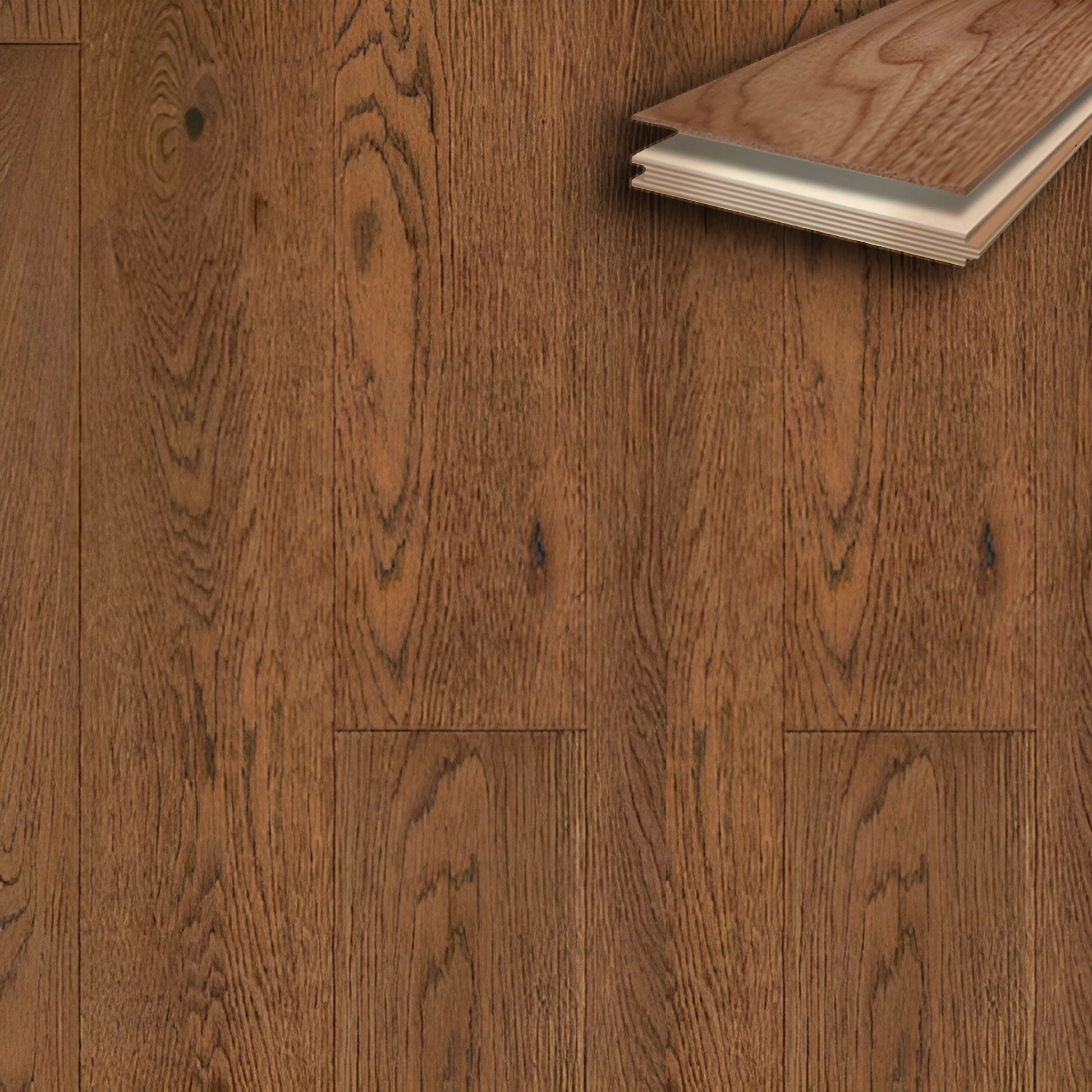 Pavimento in legno di rovere prefinito verniciato spazz. 10x125x900 linea PLANET mod. CANYON - Eternal Parquet