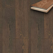 Pavimento in legno di rovere prefinito verniciato spazz. 10x125x900 linea PLANET mod. DARK FOREST - Eternal Parquet