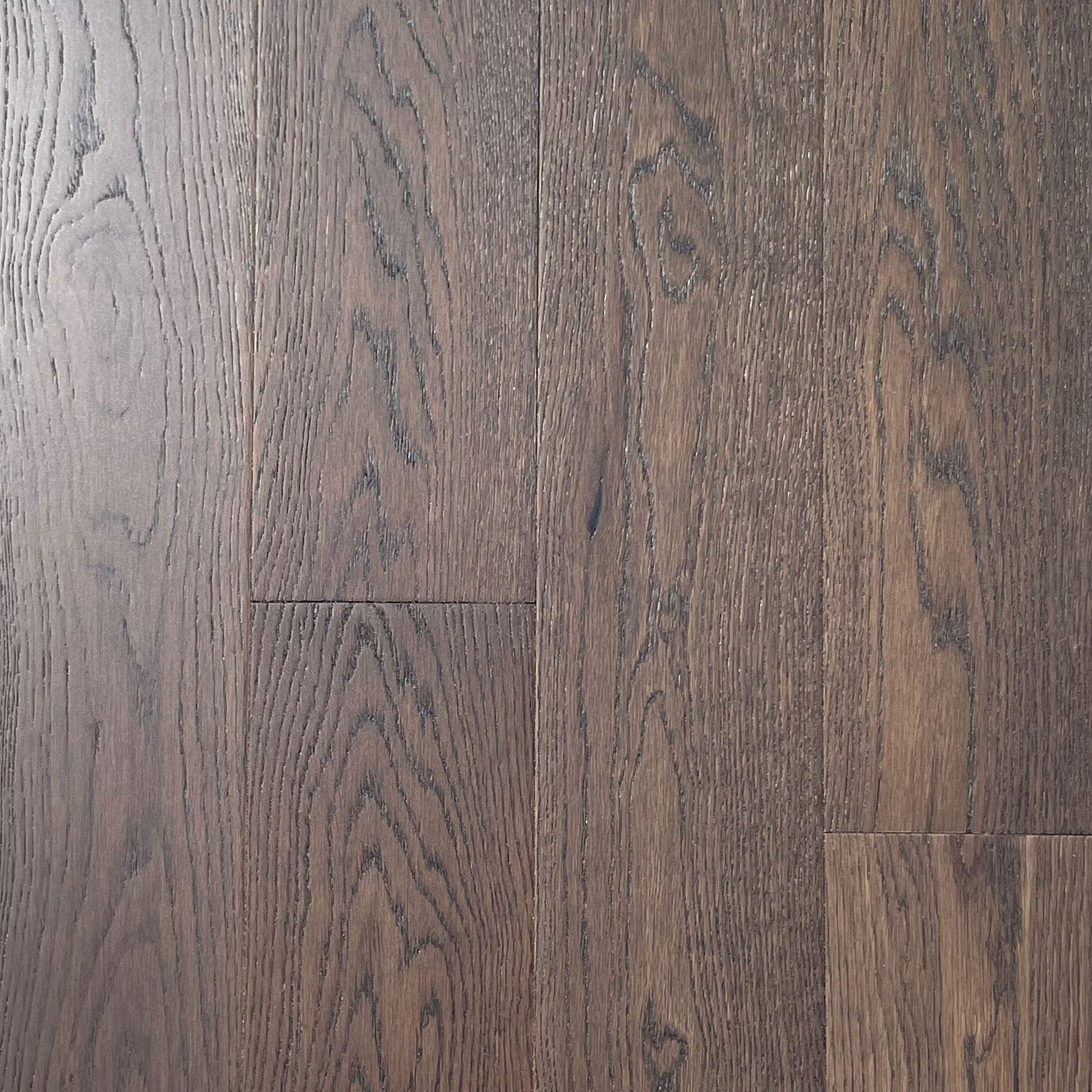 Pavimento in legno di rovere prefinito verniciato spazz. 10x125x900 linea PLANET mod. DARK FOREST - Eternal Parquet