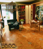 ***LOTTO STOCK*** parquet prefinito classico quadrotte VERSAILLE CILIEGIO 390x390x14mm verniciato OPACO - Eternal Parquet