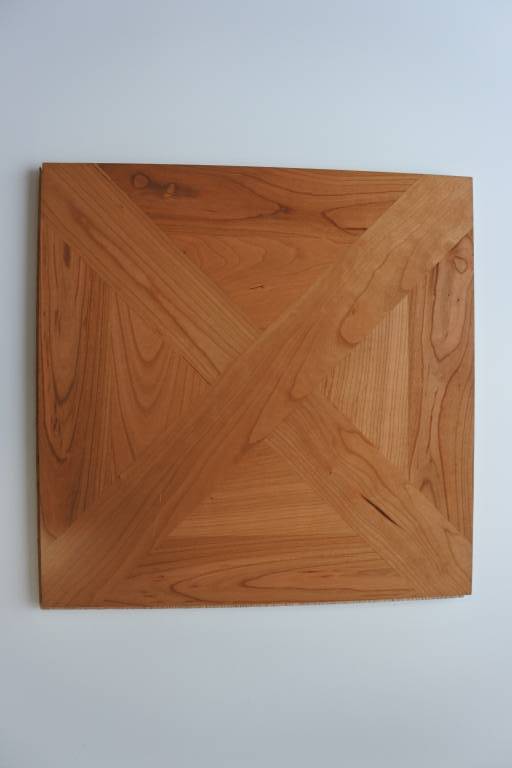***LOTTO STOCK*** parquet prefinito classico quadrotte VERSAILLE CILIEGIO 390x390x14mm verniciato OPACO - Eternal Parquet