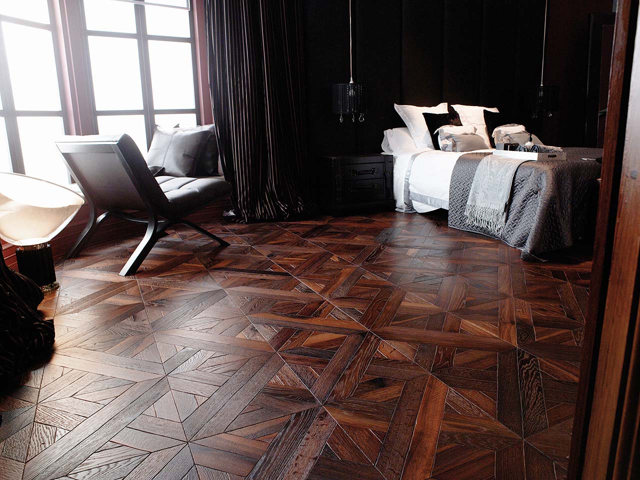 ***LOTTO STOCK***parquet prefinito quadrotte 390x390x14mm HERMITAGE classico in ROVERE ANTICO SPAZZOLATO THERMO verniciato OPACO - Eternal Parquet