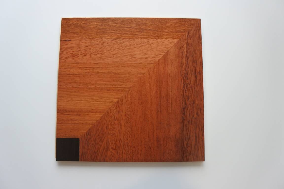 ***LOTTO STOCK*** 150MQ Parquet prefinito classico 390x390x14mm BUCKINGHAM quadrotte in Jatoba verniciato semilucido - Eternal Parquet