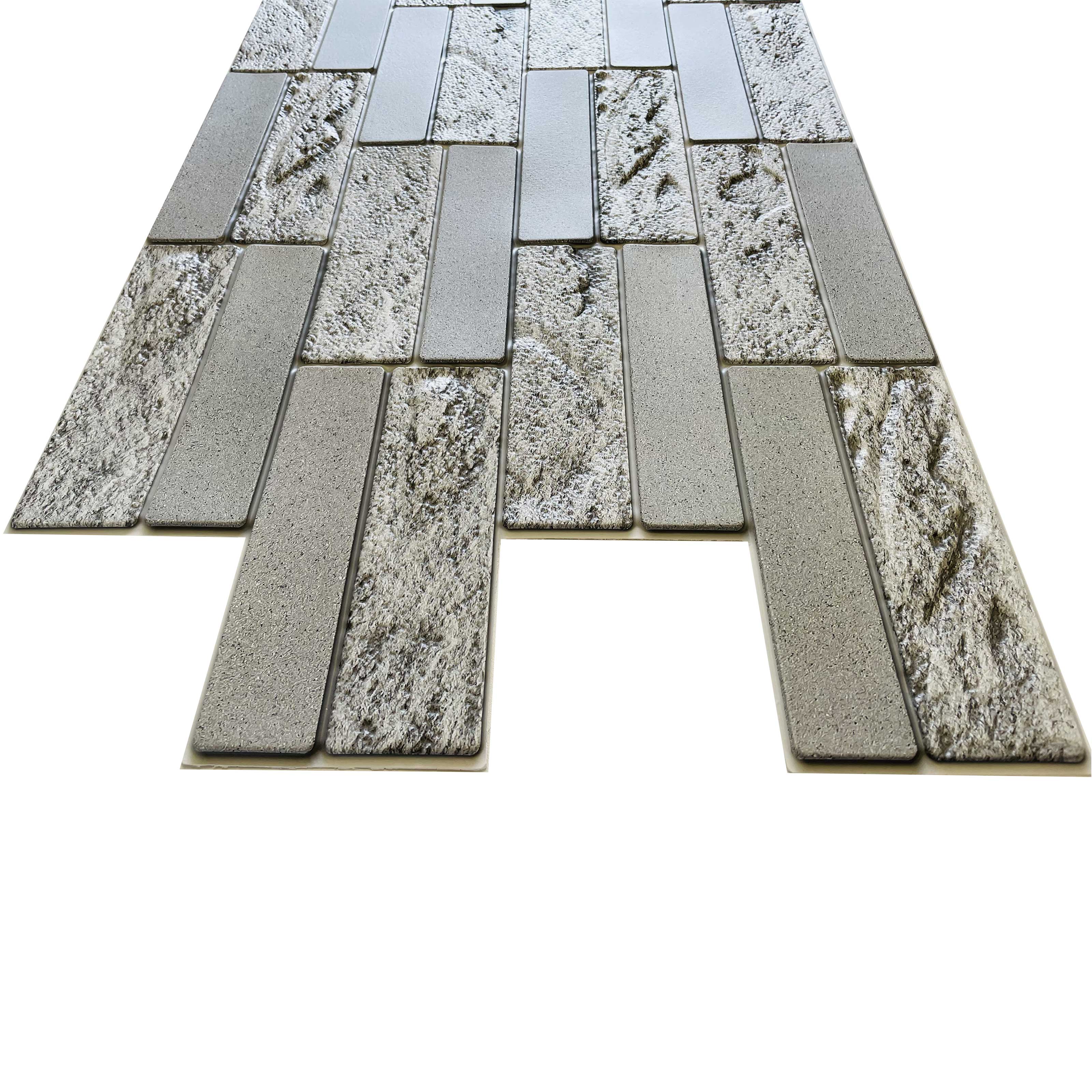 Pannelli 3D Rivestimento a parete in PVC effetto pietra, cementine, Maioliche, legno Realistici e isolanti. Eternal Parquet