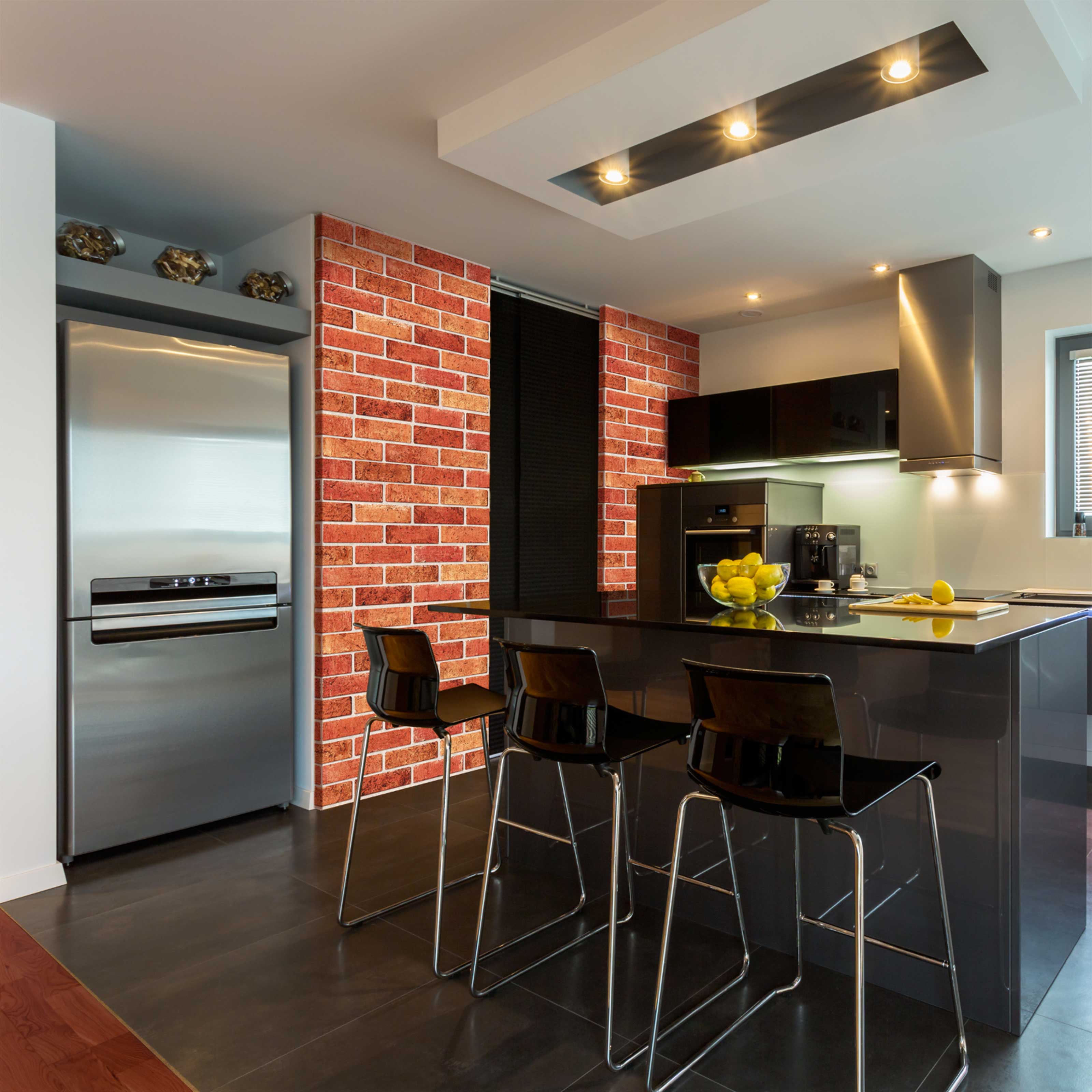 Pannelli 3D Rivestimento a parete in PVC effetto pietra, cementine, Maioliche, legno Realistici e isolanti. Eternal Parquet