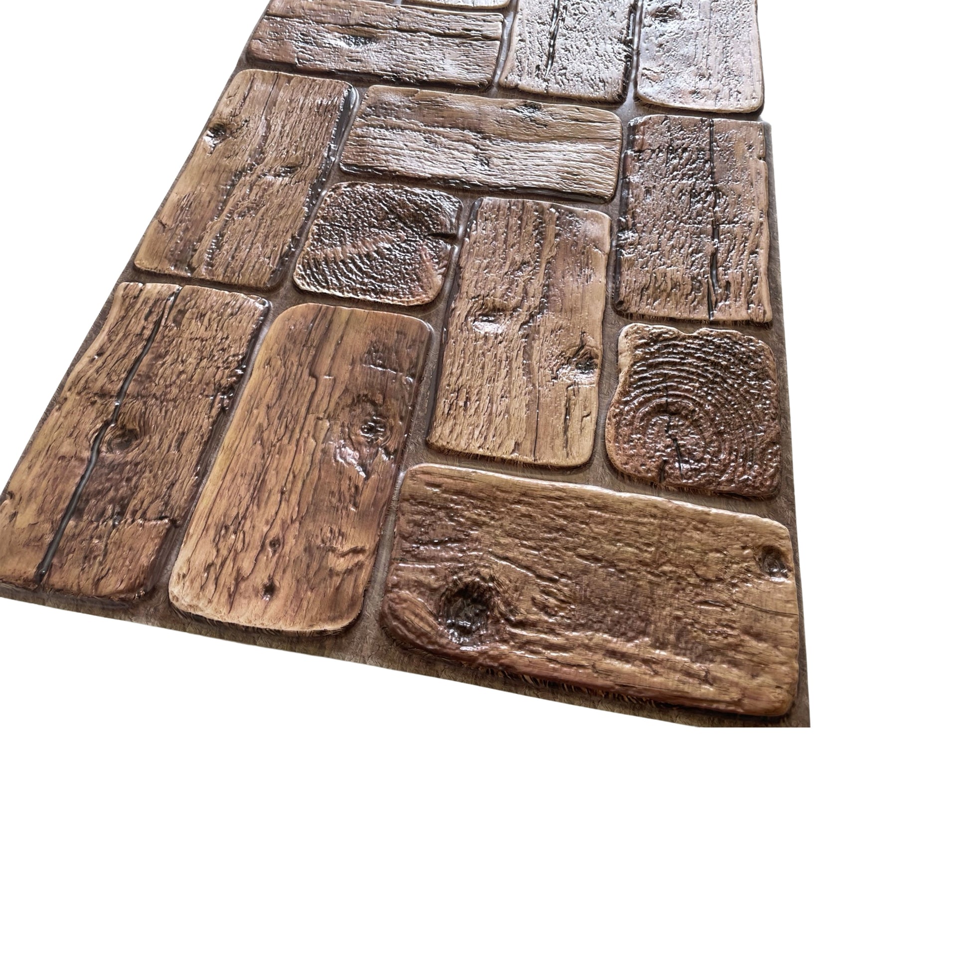 Pannelli 3D Rivestimento a parete in PVC effetto pietra, mosaico, legno Realistici e isolanti. - Eternal Parquet