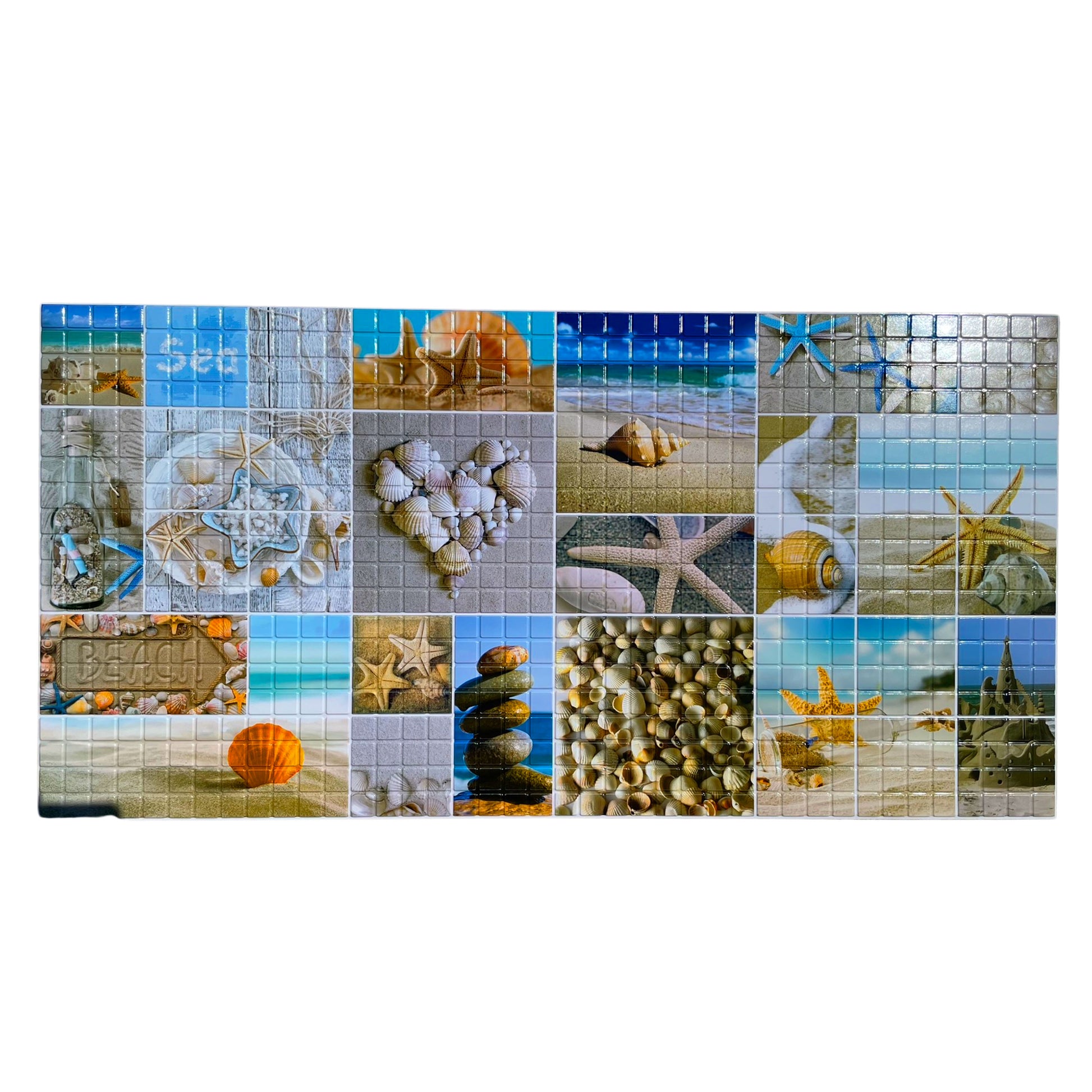 MAXI Pannelli 3D HI-RES Rivestimento a parete in PVC - MOSAICO MARE - Realistici e isolanti. - Eternal Parquet