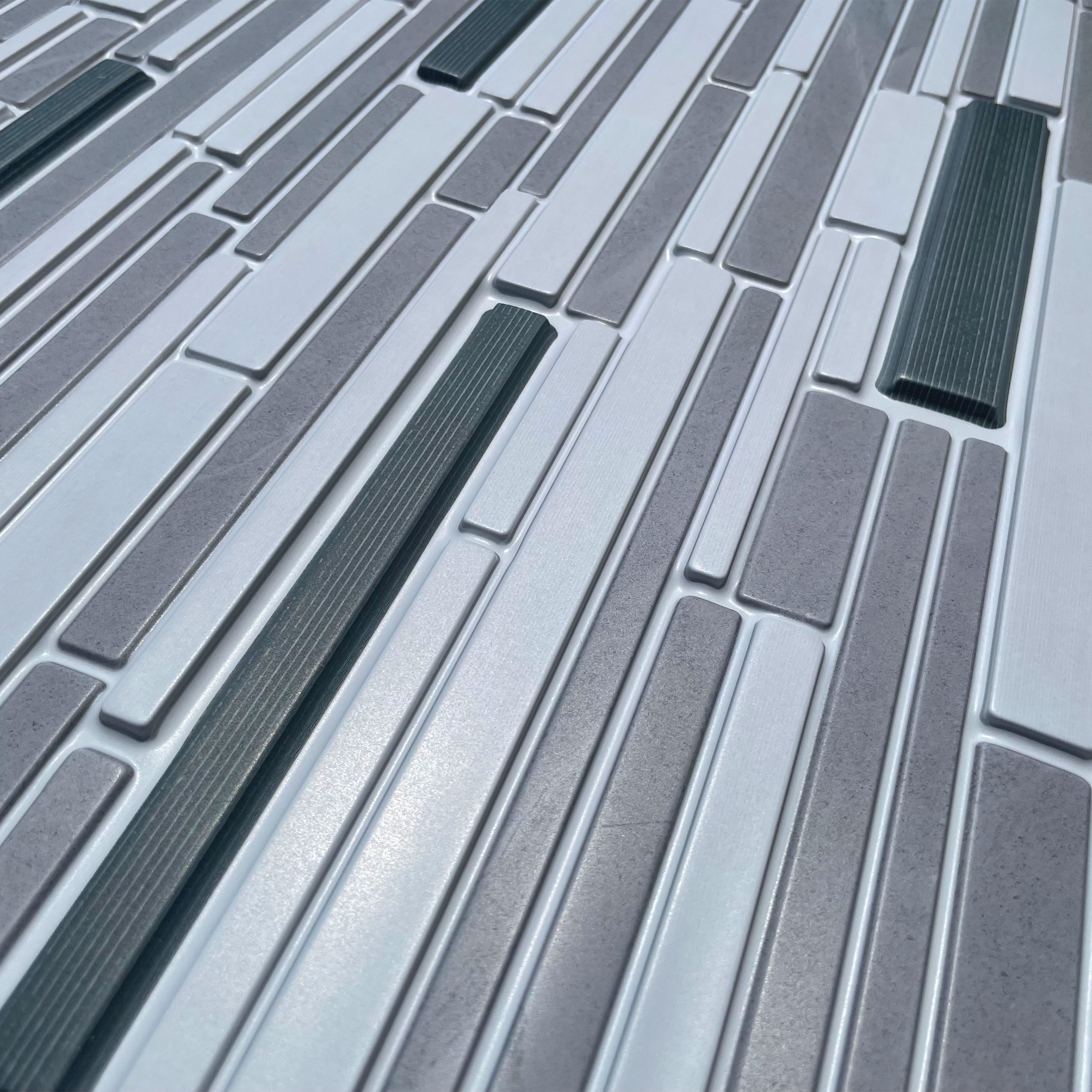 MAXI Pannelli 3D HI-RES Rivestimento a parete in PVC - PATCHWORK LAPIDEO- Realistici e isolanti. - Eternal Parquet