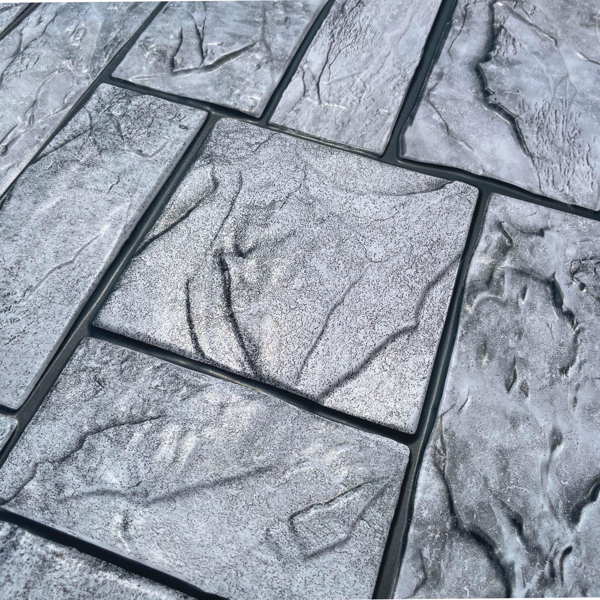 MAXI Pannelli 3D HI-RES Rivestimento a parete in PVC - PIETRA MASSICCIA- Realistici e isolanti. - Eternal Parquet