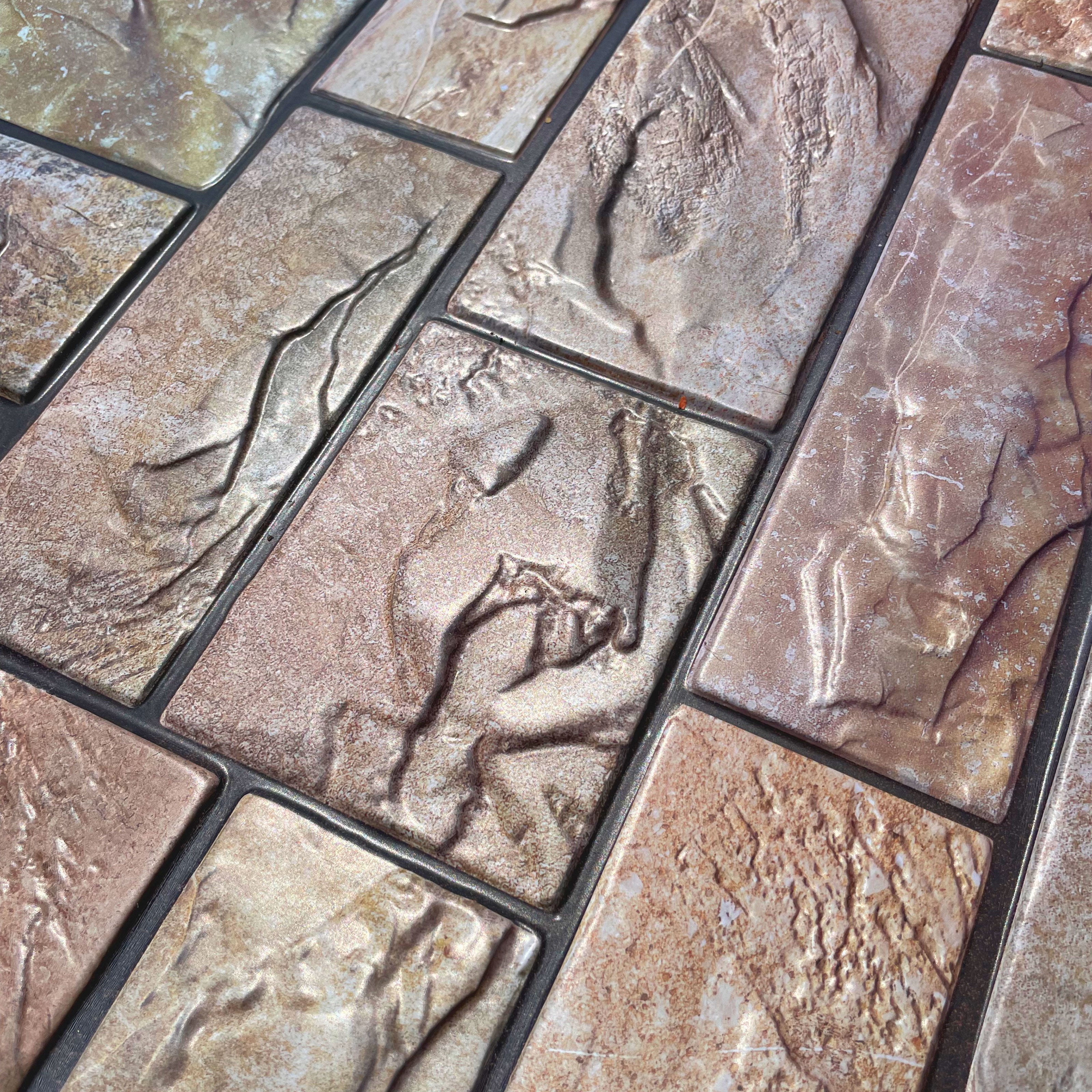 MAXI Pannelli 3D HI-RES Rivestimento a parete in PVC - PIETRA VIVA- Realistici e isolanti. - Eternal Parquet