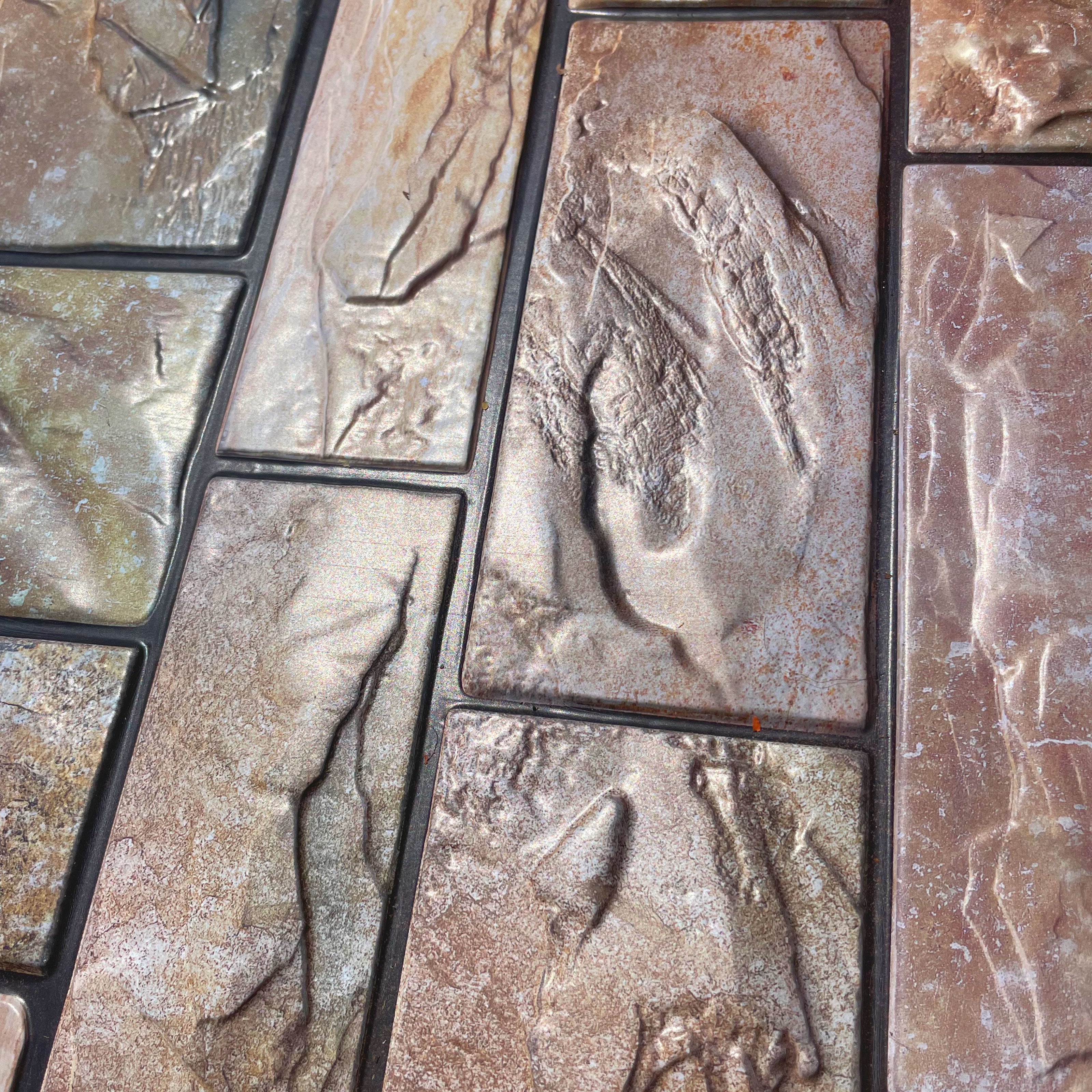 MAXI Pannelli 3D HI-RES Rivestimento a parete in PVC - PIETRA VIVA- Realistici e isolanti. - Eternal Parquet