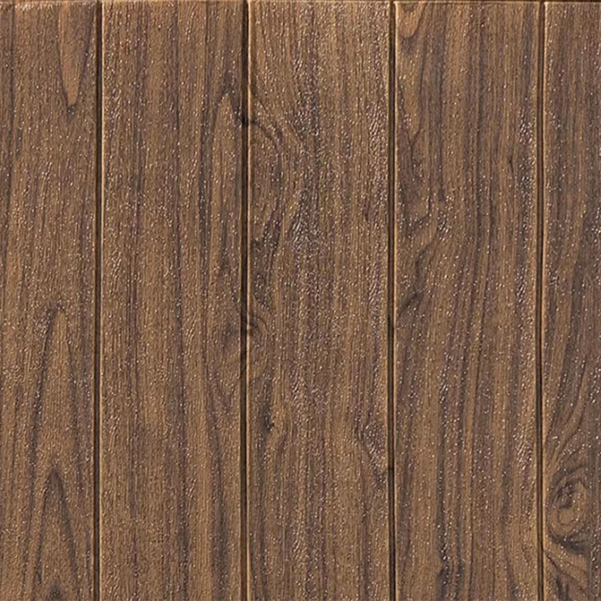 Pannelli 3D Autoadesivi in PE 70X70cm LEGNO SCURO , isolanti, idrorepellenti, economici - Eternal Parquet