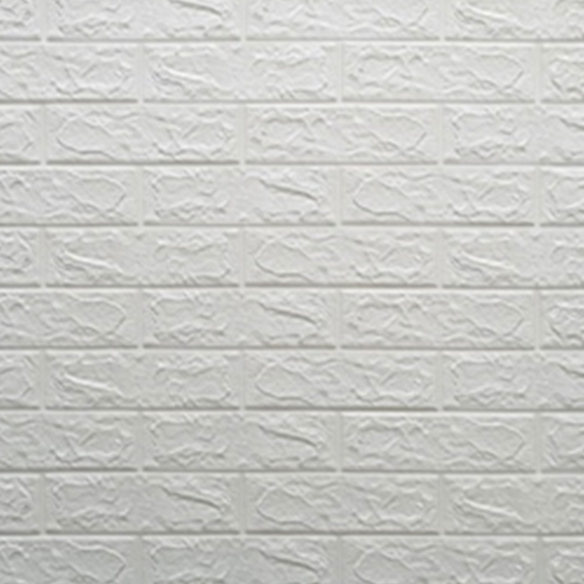 Pannelli 3D Autoadesivi in PE 70X70cm MATTONI BIANCHI , isolanti, idrorepellenti, economici - Eternal Parquet