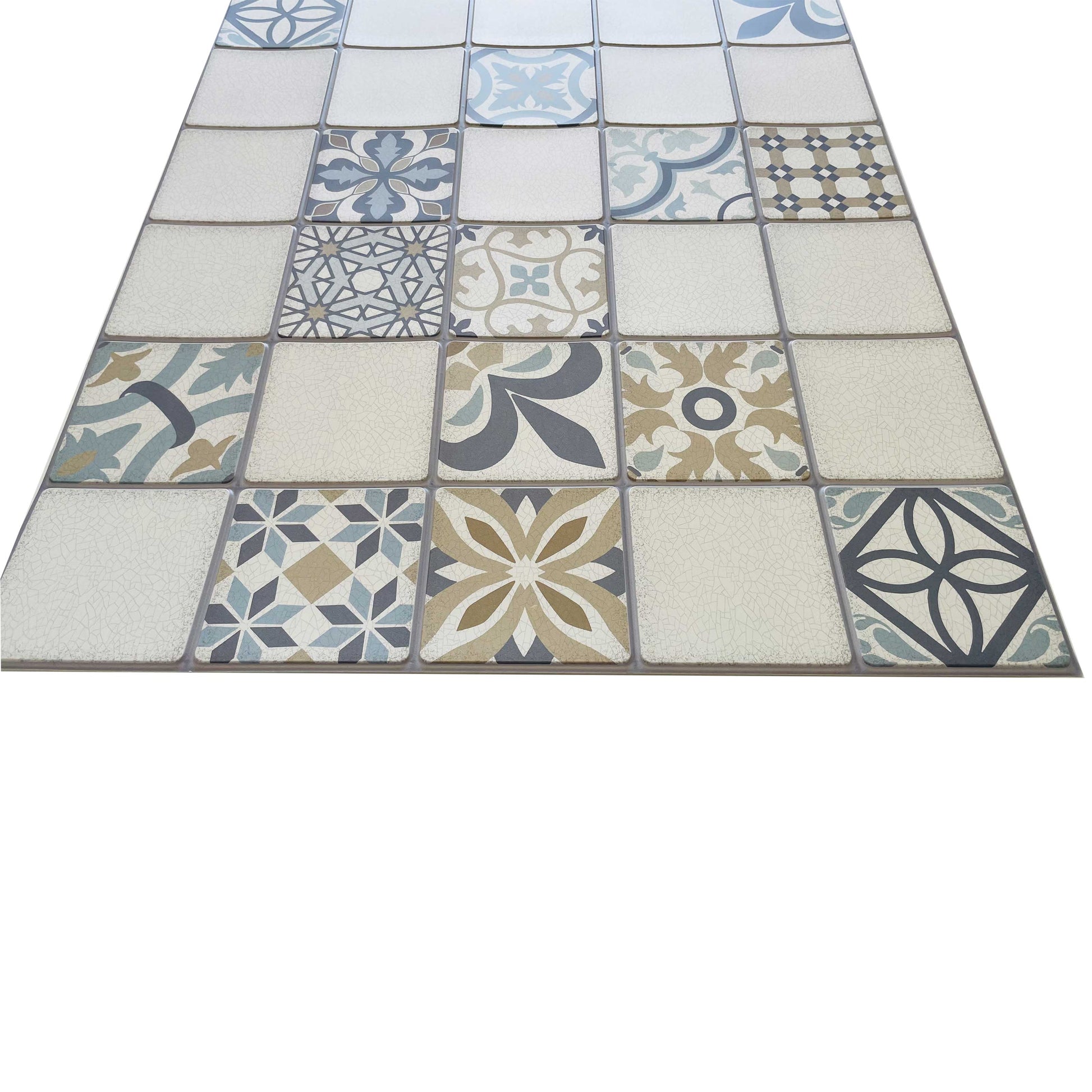 Pannelli 3D Rivestimento a parete in PVC effetto CEMENTINE Realistici e isolanti. Eternal Parquet