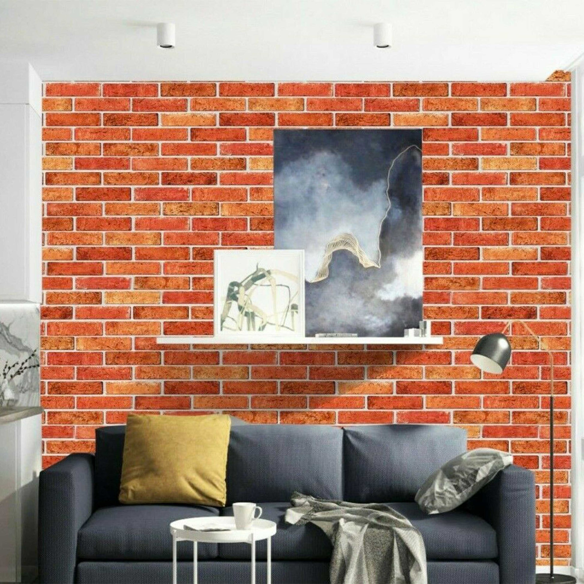 Pannelli 3D Rivestimento a parete in PVC effetto MATTONI COTTO Realistici e isolanti. - Eternal Parquet
