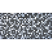 Pannelli 3D Rivestimento a parete in PVC effetto MOSAICO NERO GRIGIO Realistici e isolanti. - Eternal Parquet