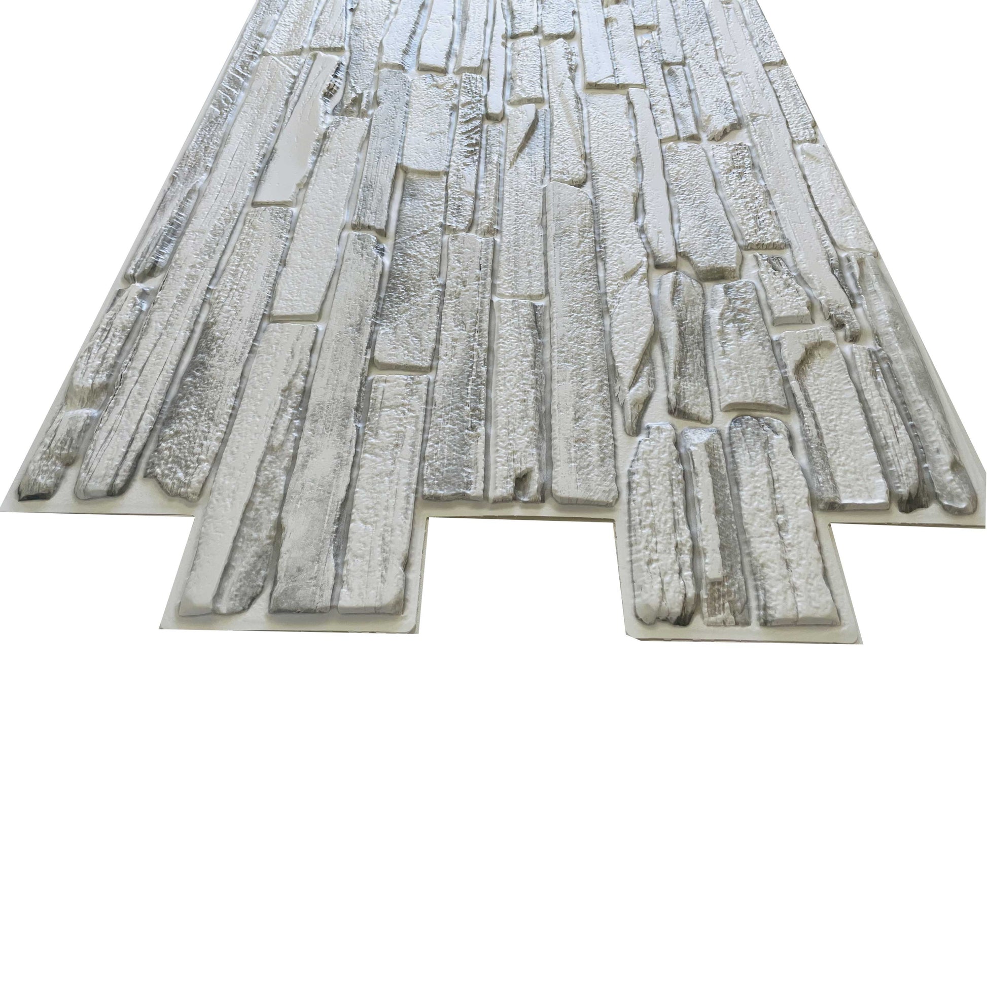Pannelli 3D Rivestimento a parete in PVC effetto QUARZITE BIANCA Realistici e isolanti. - Eternal Parquet