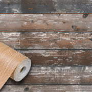 Rotolo 45cm x 15mt di pellicola adesiva effetto Legno rustico 3d HD per mura e mobili - Eternal Parquet