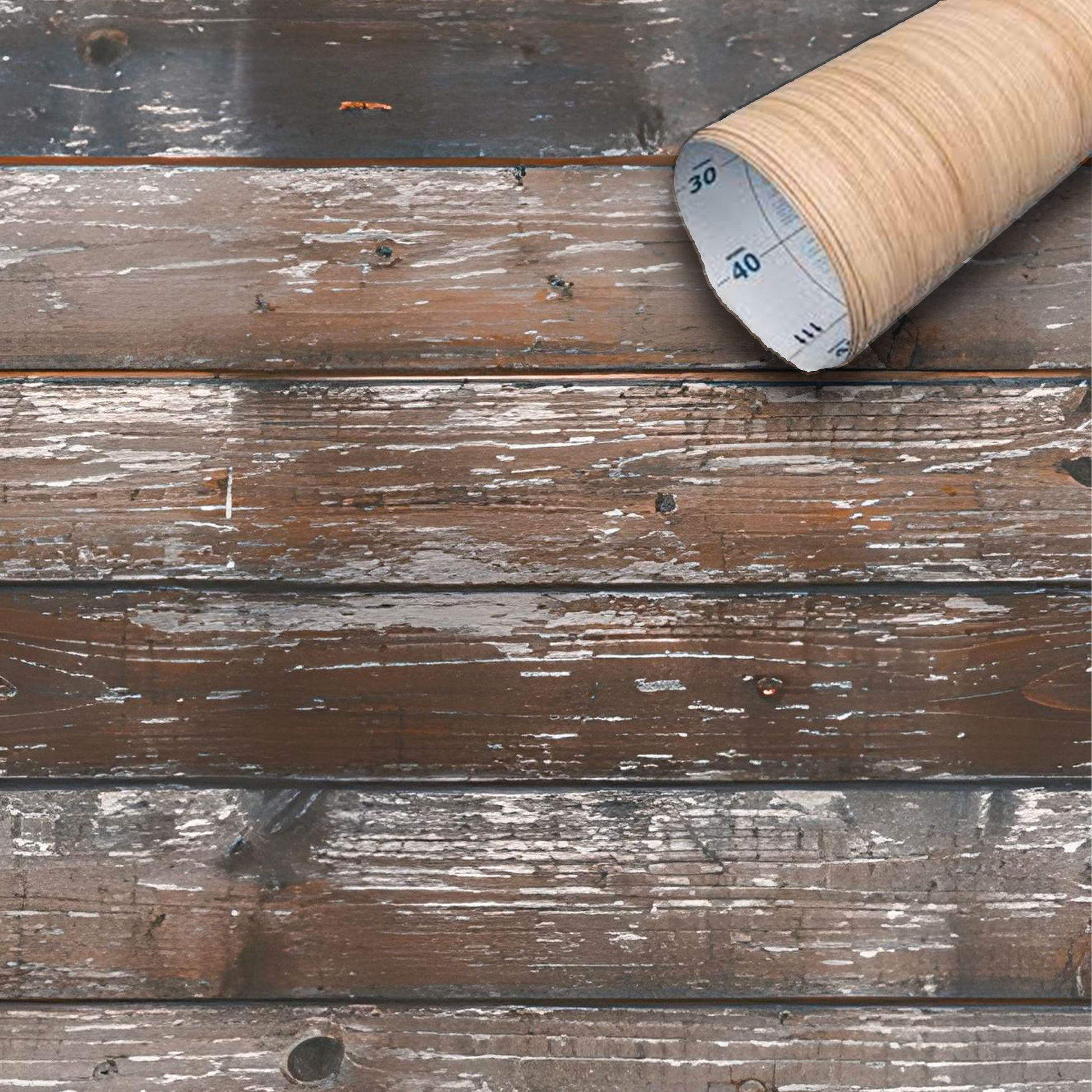 Rotolo 45cm x 2mt di pellicola adesiva effetto Legno rustico 3d HD per mura e mobili - Eternal Parquet