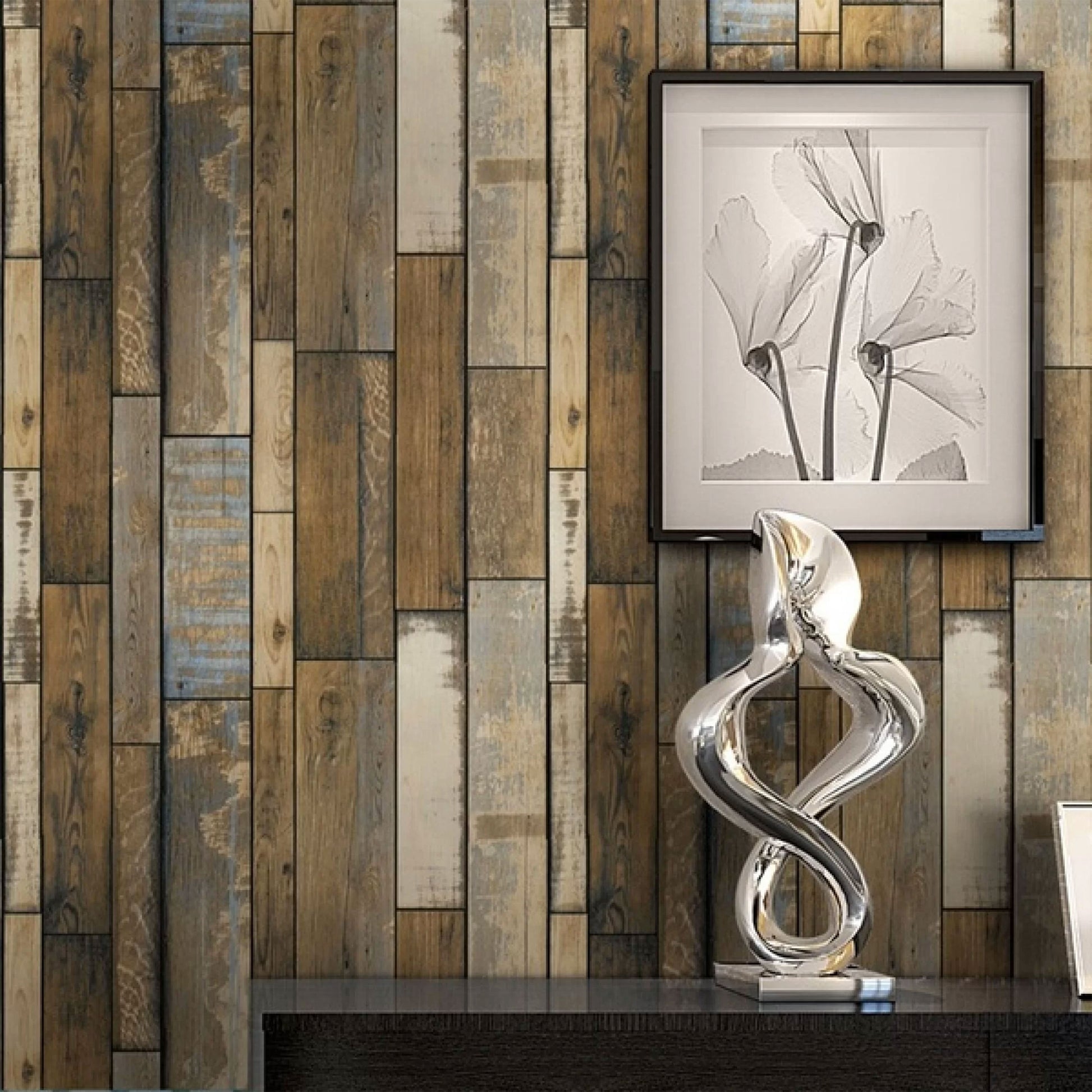 Pannelli 3D Autoadesivi in PE 70X70cm Mattoni o Legno Resistenti, isolanti, idrorepellenti, economici - Eternal Parquet
