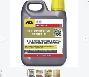 N. 1 flacone  da LT 1 di olio rigenerante di manutenzione per pavimenti oleati - Eternal Parquet