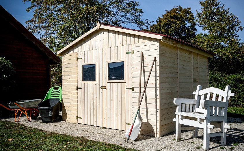 Casetta Di Legno A Pannelli Senza Pavimento Spessore 16mm 280x280cm - Eternal Parquet