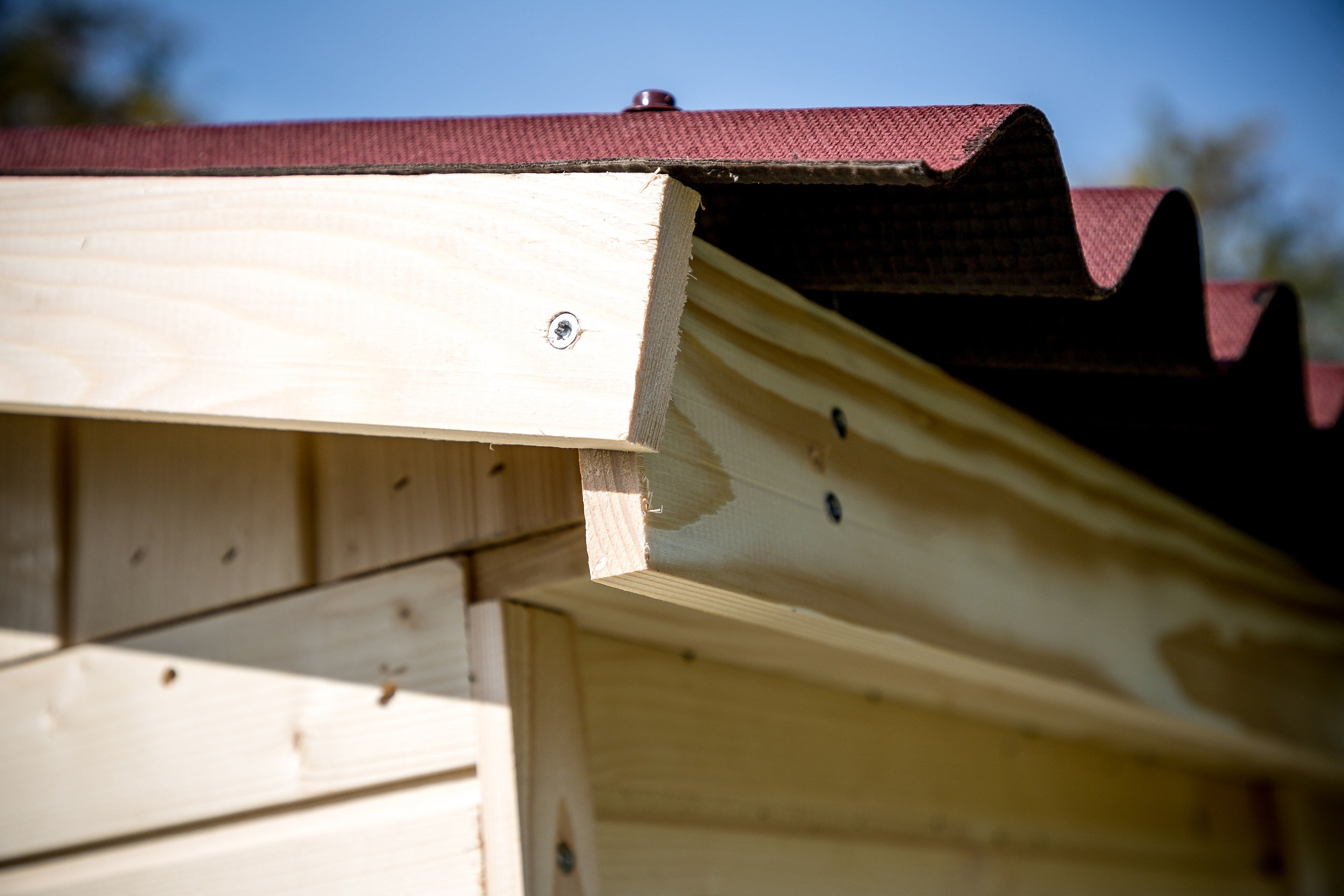 Casetta Di Legno A Pannelli Senza Pavimento Spessore 16mm 280x280cm - Eternal Parquet