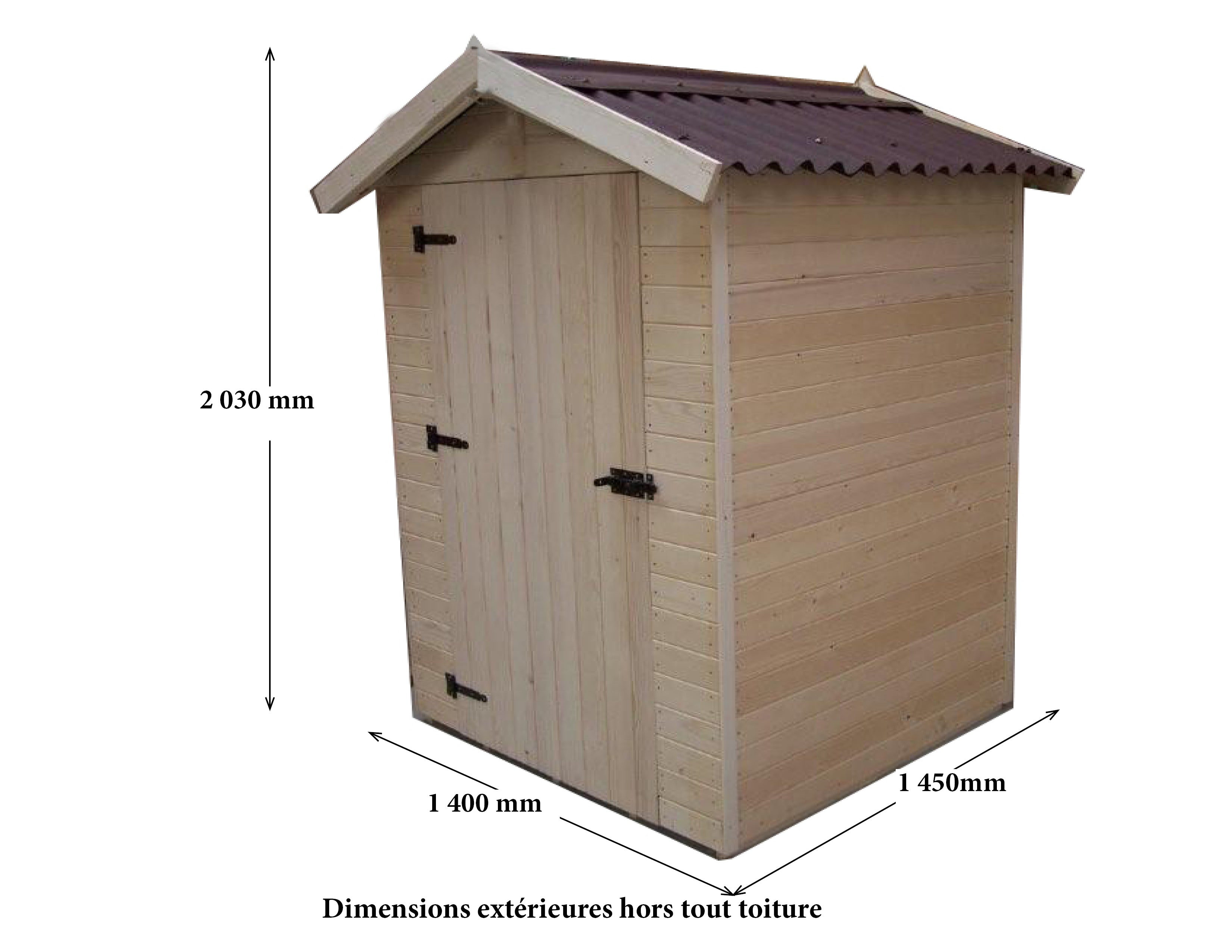 Casetta Di Legno A Pannelli Spessore 16mm Con Pavimento 120x120cm - Eternal Parquet