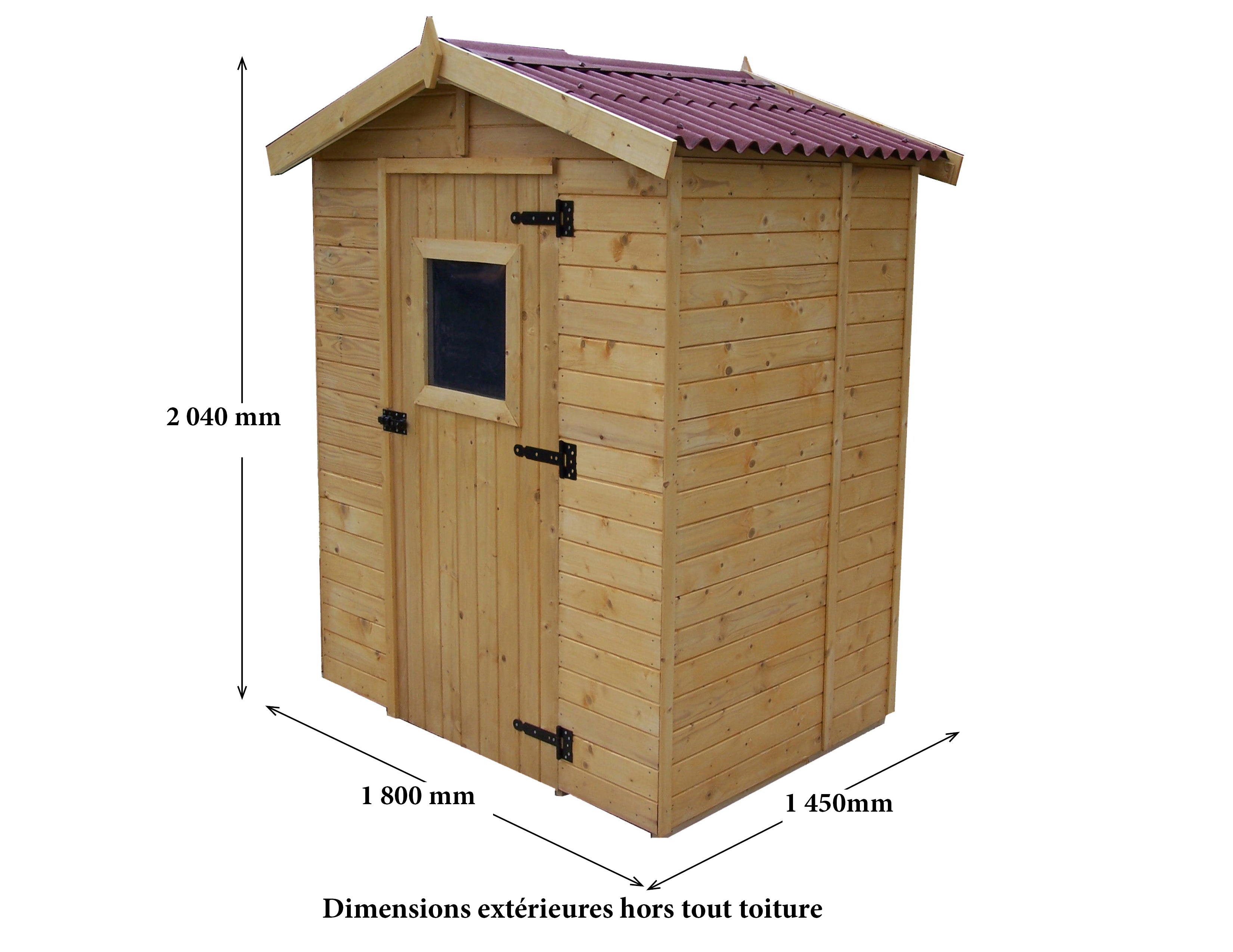 Casetta Di Legno Spessore 16mm Con Pavimento 160x120cm - Eternal Parquet