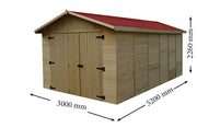 Garage A pannelli Senza Pavimento 280x40cm ED 2848 N - Eternal Parquet