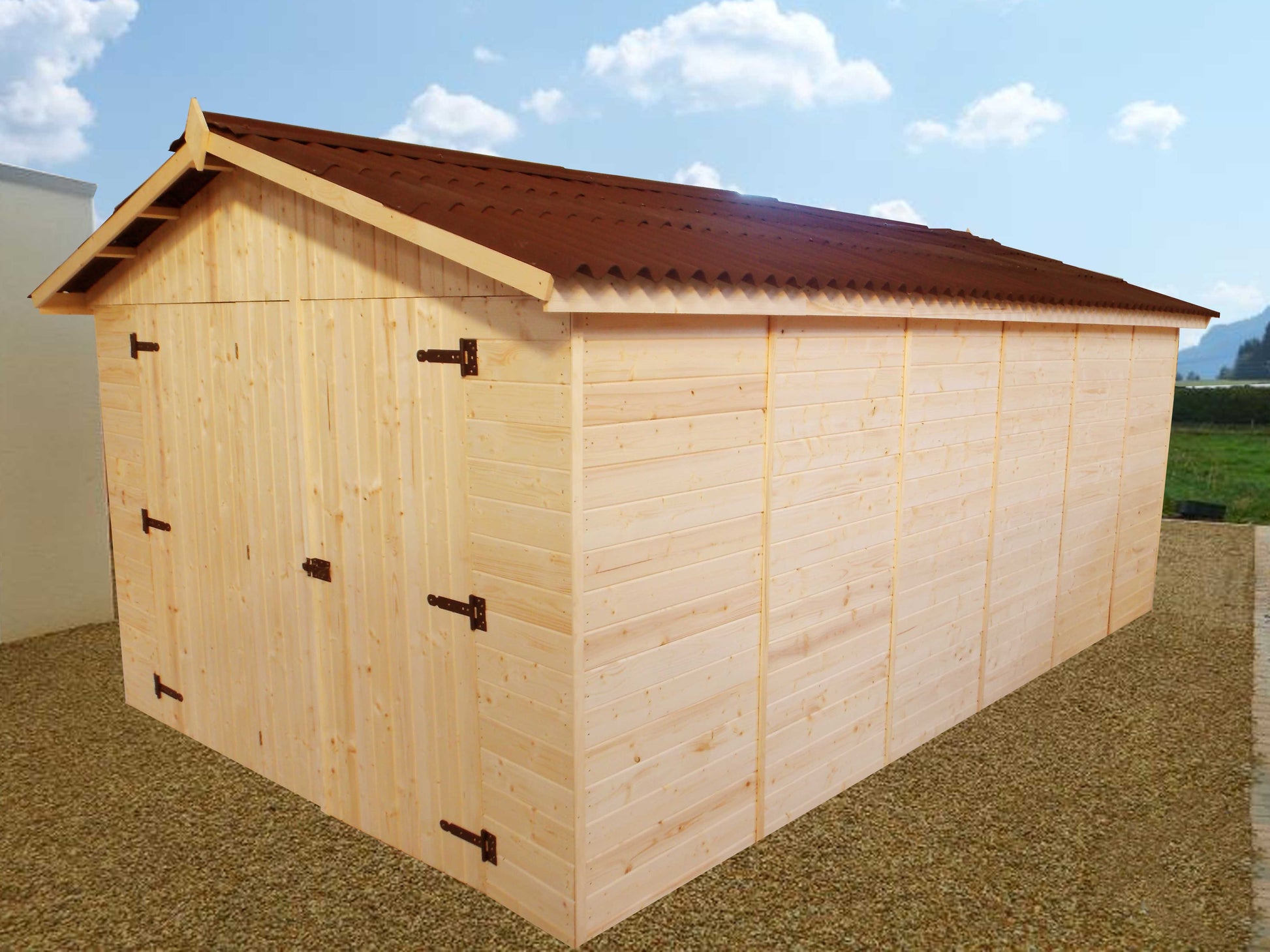 Garage A pannelli Senza Pavimento 280x40cm ED 2848 N - Eternal Parquet