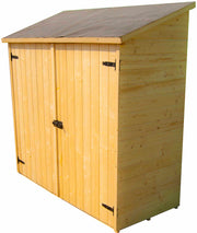 Ripostiglio Di Legno A Pannelli Con Pavimento Spessore 16mm 163x74cm - Eternal Parquet